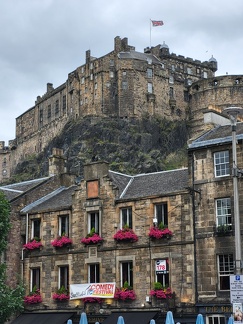 Grassmarket und Edinburgh Castle